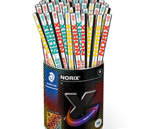 Lápis Noris gama 10+ em madeira reciclada resistente à quebra