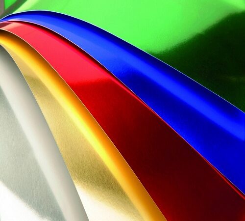 Cartolina metálica Liderpapel 235g 50x65 cm para trabalhos manuais