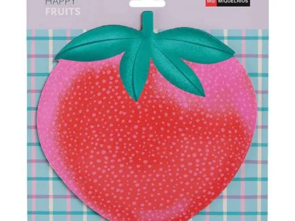 Tapete de rato Miquelrius Morango Happy Fruits para crianças