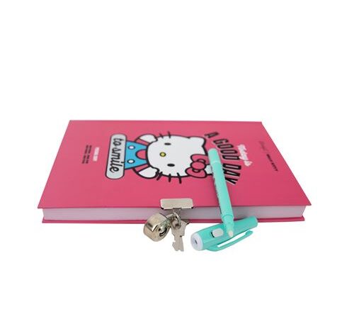 Diário Secreto Hello Kitty Mr Wonderful caneta magica invisivel