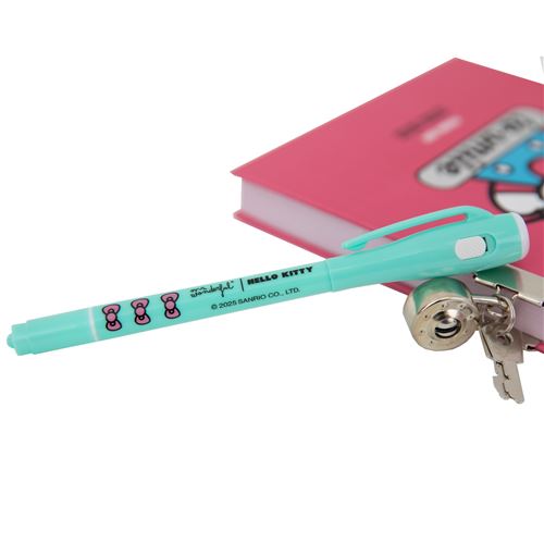 Diário Secreto Hello Kitty Mr Wonderful caneta magica invisivel