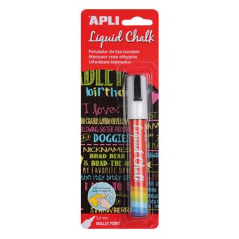 Marcador de giz líquido Apli 5.5mm
