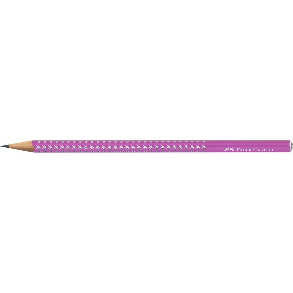 Lápis de Grafite Faber-Castell Sparkle Fúscia
