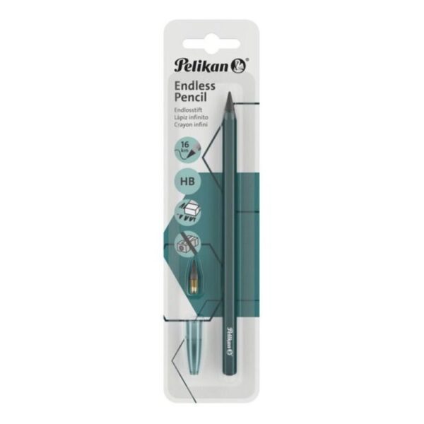 4006144101807 Compre o lápis infinito pelikan Endless Pencil Petrol HB. Escreva até 16km sem afiar! Corpo em alumínio premium, apagável e ecológico. Garanta já o seu.