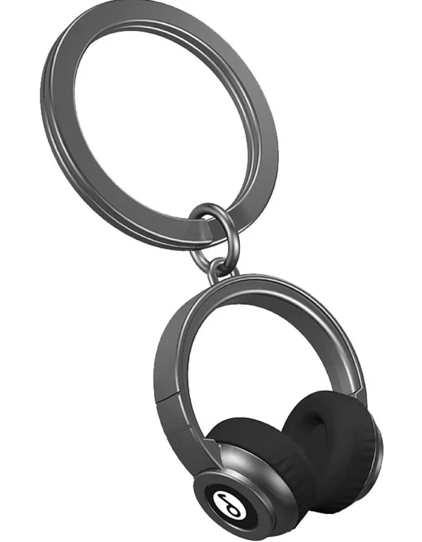 Compre o porta chaves headphones da marca meta[l]morphose. Design detalhado em metal cromado com argola de aço resistente. O presente ideal para os amantes de música!