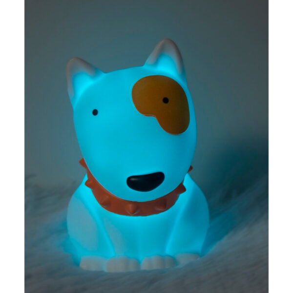 Efeito de mudança de cor LED da Luz de Presença Mini Cão Dhink.