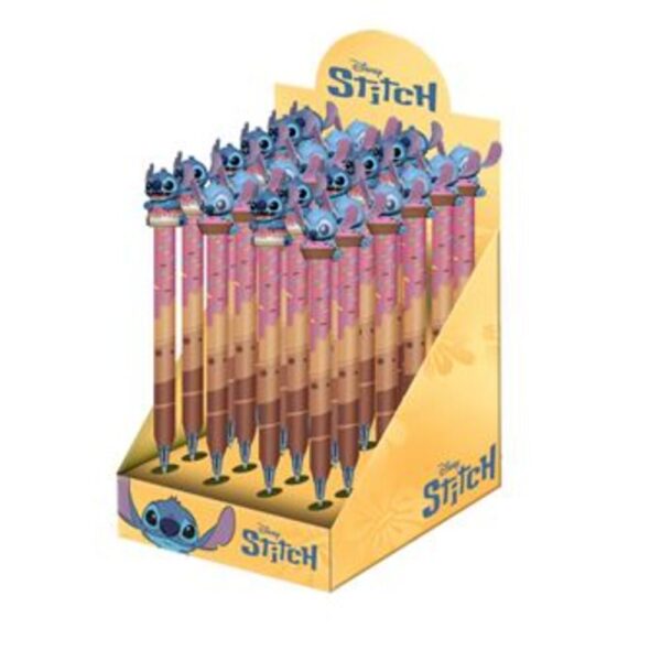 Compre a Caneta Gel Apagável do Stitch da Disney. Tinta gel que apaga por fricção e topo 3D exclusivo. Ideal para o regresso às aulas. Encomende já!