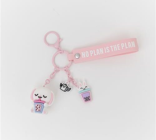 Porta-Chaves Mr Wonderful Preguiçoso Coelho rosa No Plan