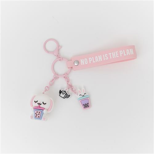 Porta-Chaves Mr Wonderful Preguiçoso Coelho rosa No Plan