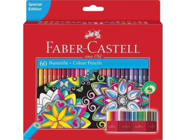 Lápis de Cor Faber-Castell 60 Cores