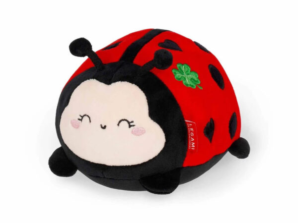 Peluche Joaninha Legami Super Soft de 15cm vista de frente
