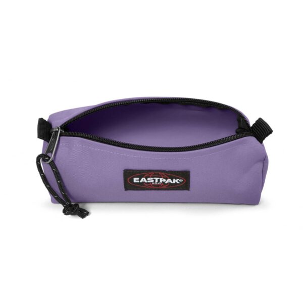 Estojo escolar cilíndrico Eastpak lilás em nylon de alta resistência