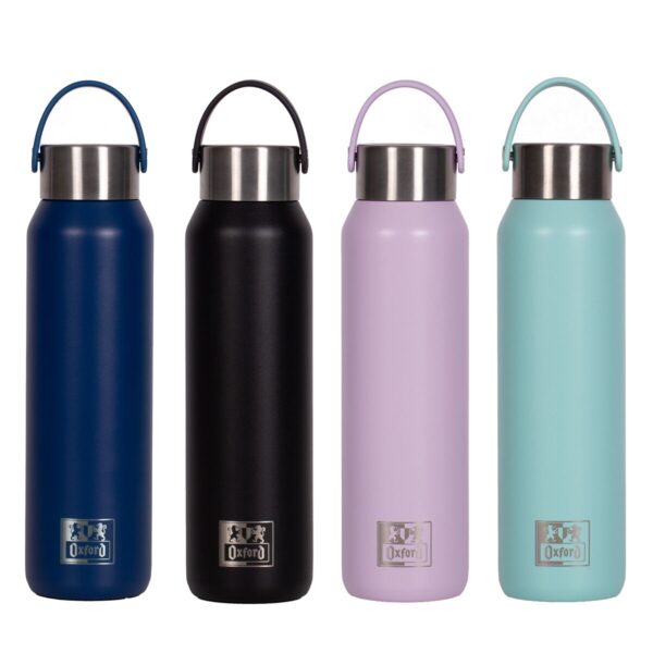 Garrafa Térmica Oxford 600ml em cores sortidas com tampa de asa8427291073490 Garrafa Térmica Oxford 600ml em cores sortidas com tampa de asa