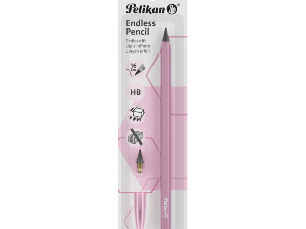Lápis Infinito Pelikan Endless Pencil Rosa HB