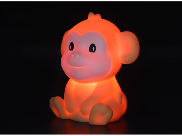 Efeito de mudança de cor LED da Luz de Presença Mini Macaco Dhink.