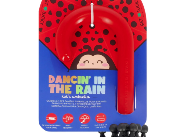Pega em formato de gancho vermelho do guarda-chuva infantil Legami