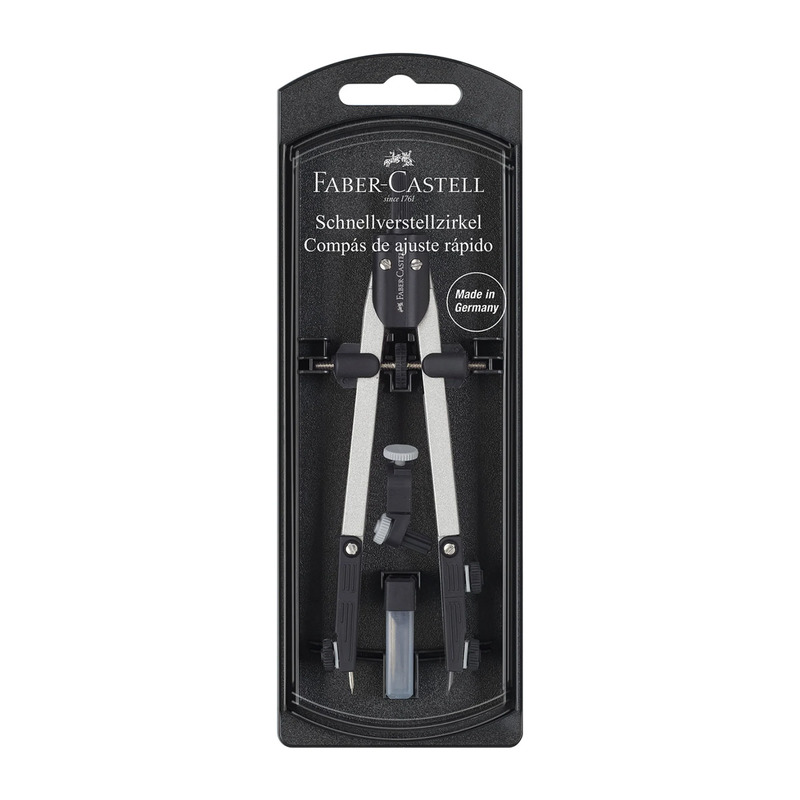 Compasso de ajuste rápido Faber-Castell