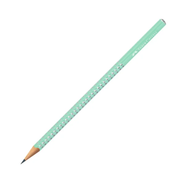 4005401182931 lapis-de-grafite-faber-castell-sparkle-jelly-mint