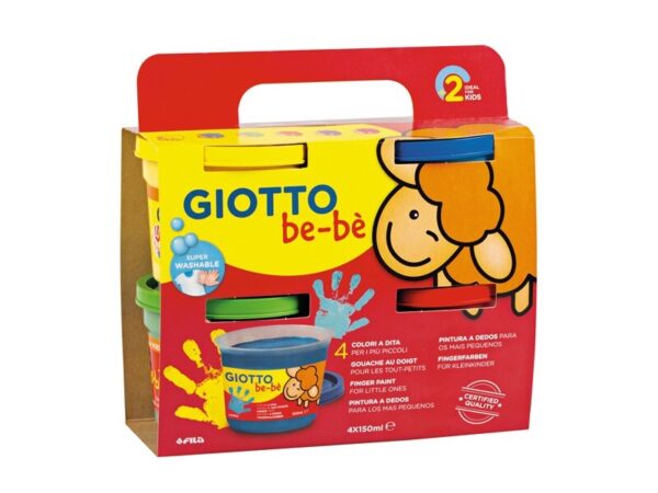 pintura-a-dedos-giotto-be-be-kit-4-cores