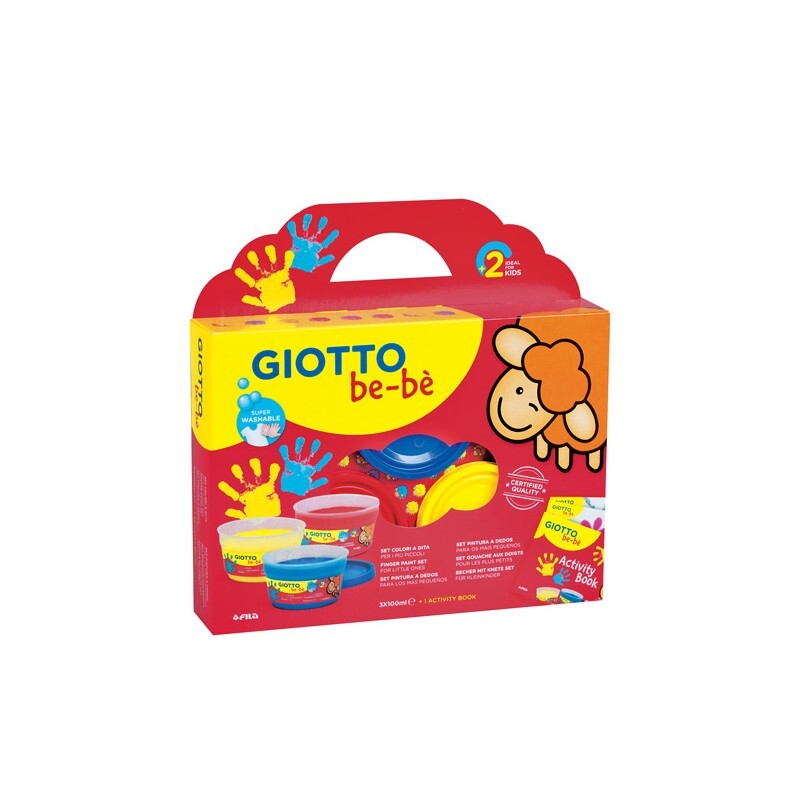 Pintura a dedos Giotto be-bè
