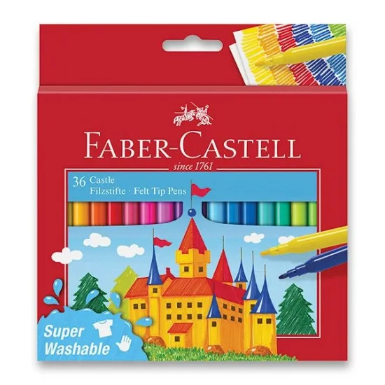 marcadores feltro faber castell originais marcadores feltro faber castell originais