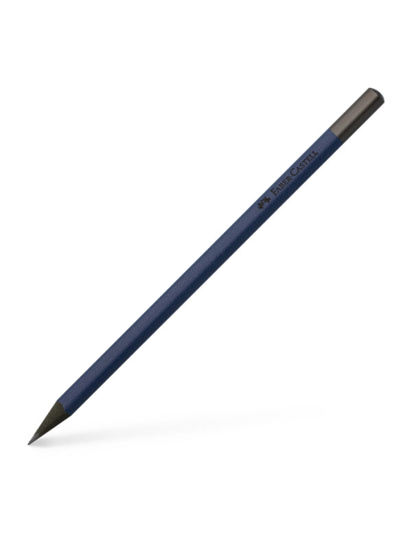 Lápis Faber-Castell Urban Azul Marinho B com formato triangular ergonómico e corpo mate